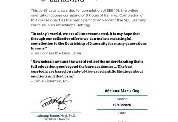 Certificate of Completion - SEE Learning